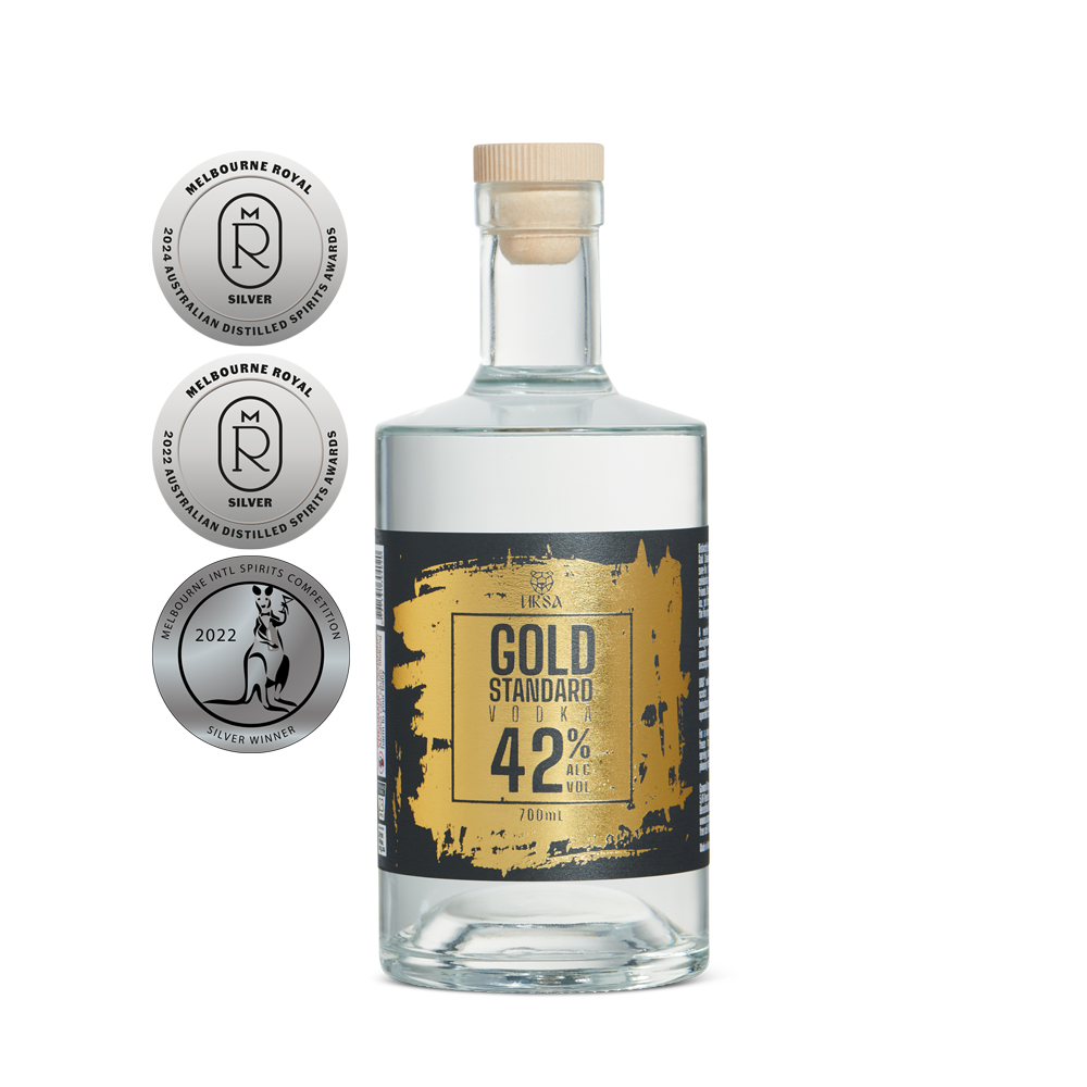 URSA Gold Standard organic Australian vodka